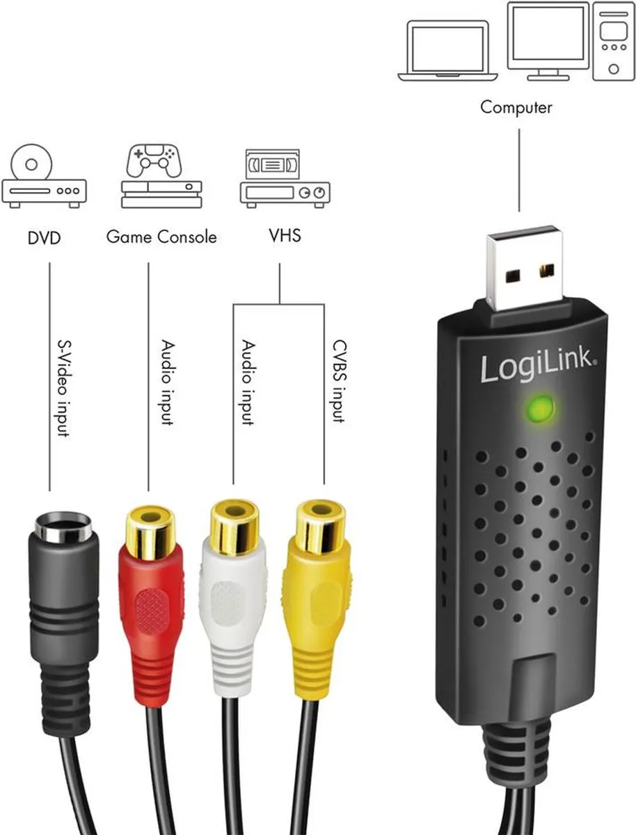 Logilink VG0030A Video Grabber Full HD