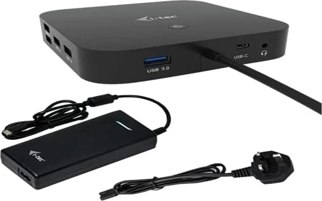 I-tec USB-C Travel Easy Dock 60W - Zwart