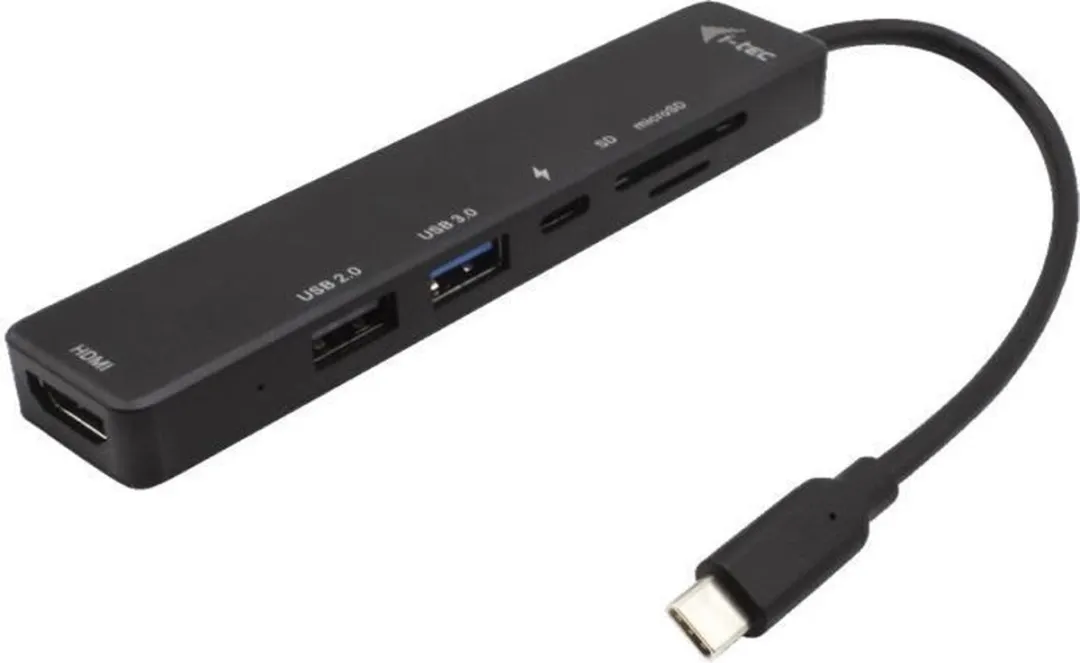I-tec USB-C Travel Easy Dock 60W - Zwart