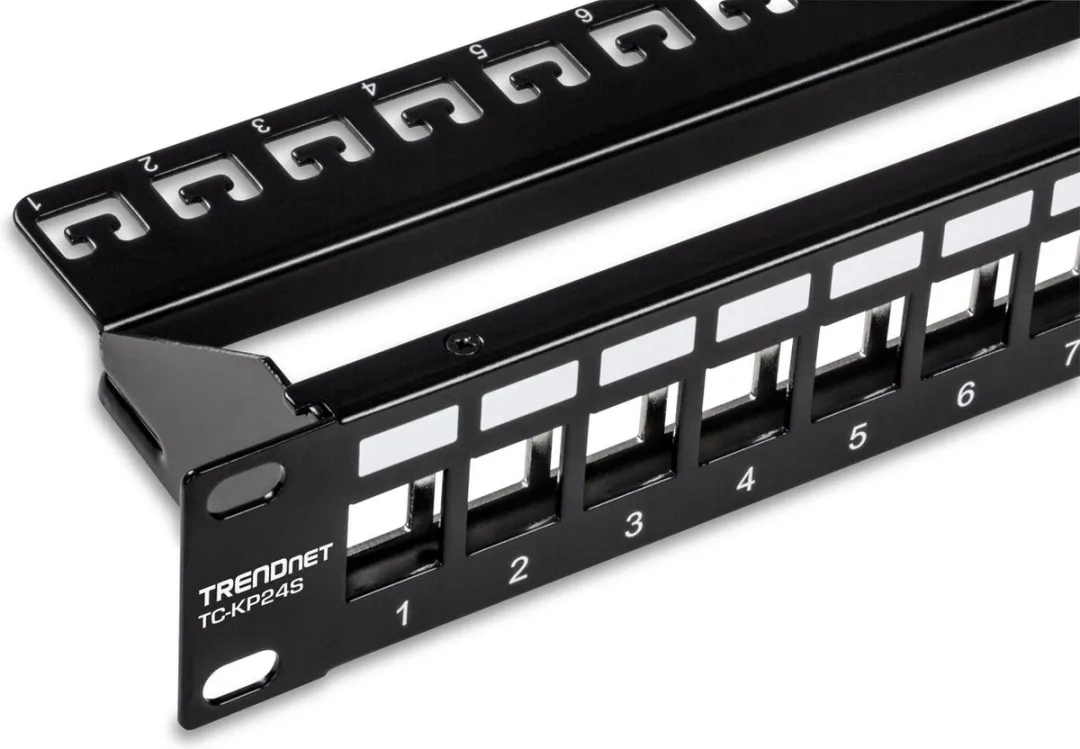 Trendnet TC-KP24S Patchpaneel 24-poorts - Zwart - afbeelding 4 van 6