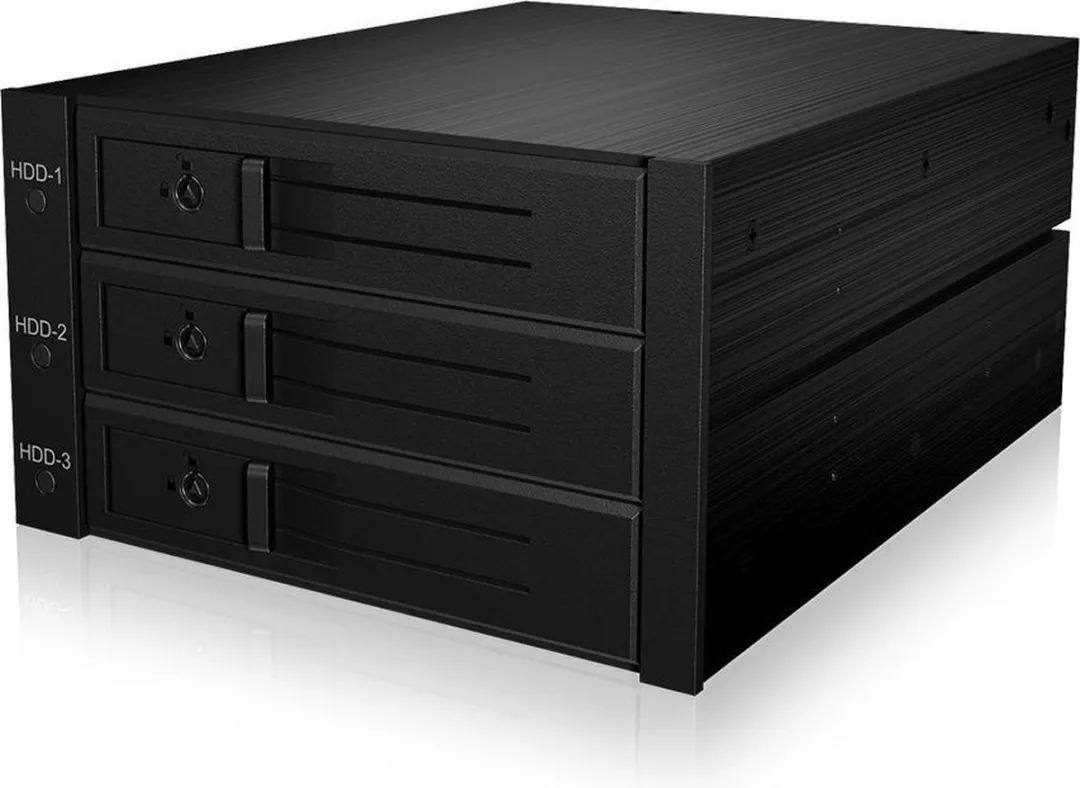 Icy Box IB-563SSK HDD-behuizing 3.5" - Zwart