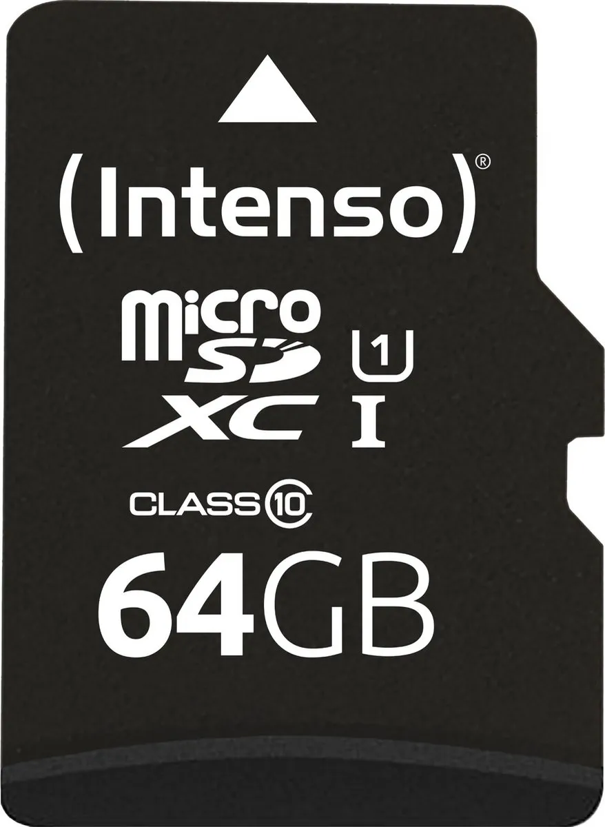 Intenso 3424490 microSDXC 64GB - Class 10 UHS-I - Waterdicht