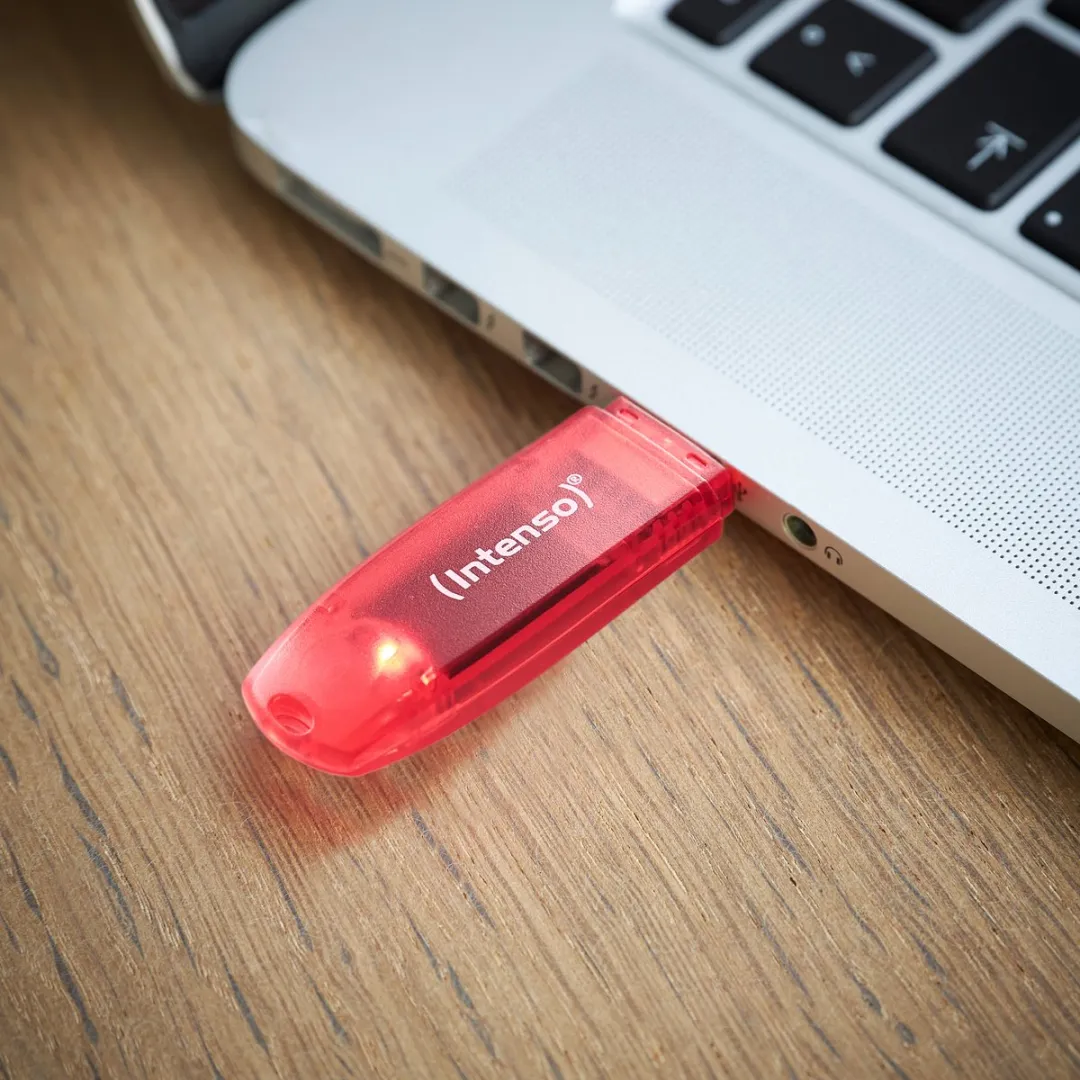 Intenso Rainbow Line USB Stick 128GB - Rood