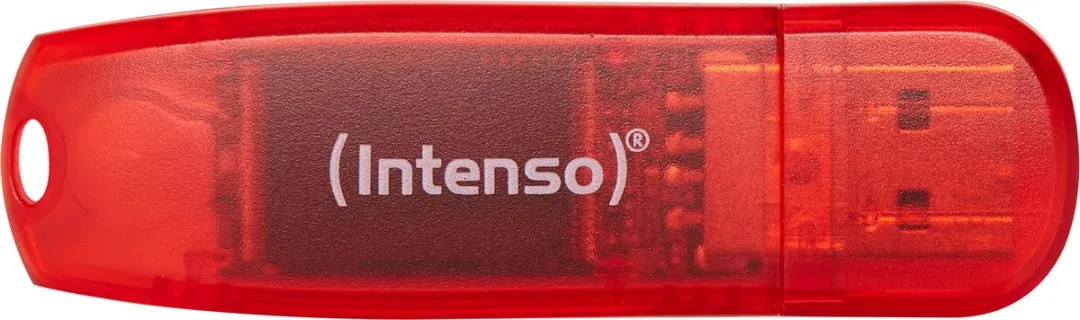 Intenso Rainbow Line USB Stick 128GB - Rood