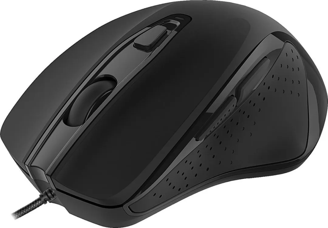 Deltaco MS-801 Ergonomische Muis - Bedraad - 3200 DPI - Zwart