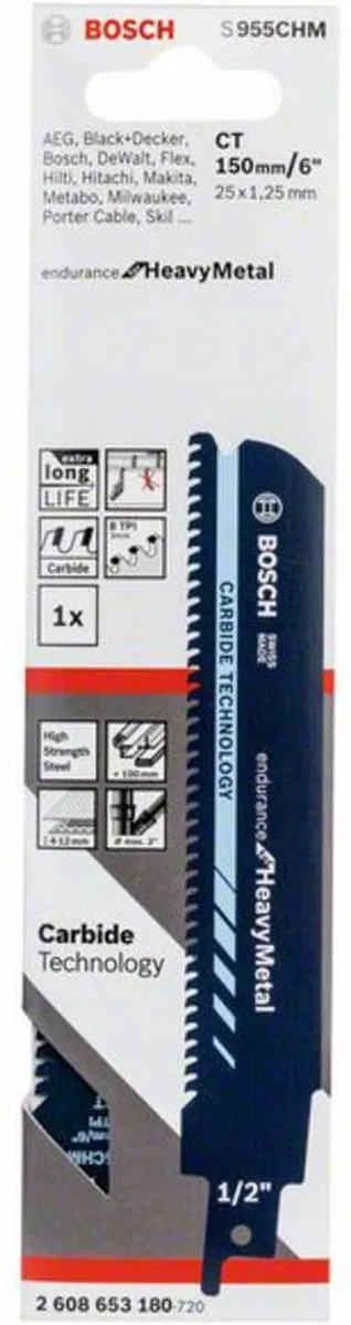 Bosch Endurance for Heavy Metal S955CHM Zaagblad - Metaal