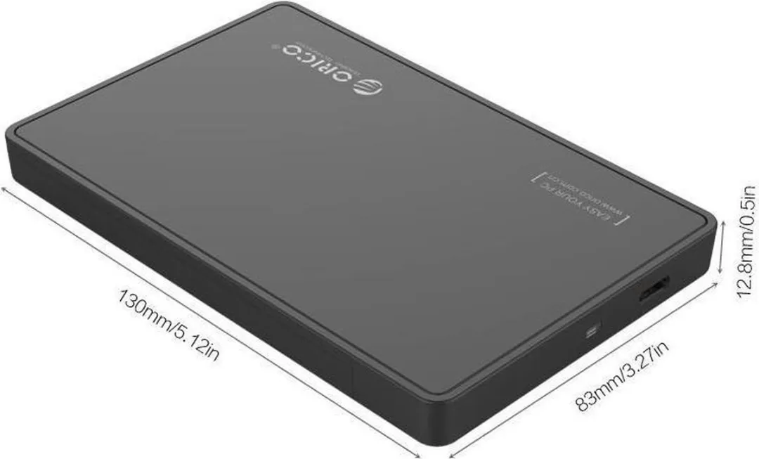 ORICO 2588C3-BK USB 3.0 Type-C Harde Schijfbehuizing - Zwart - afbeelding 6 van 6