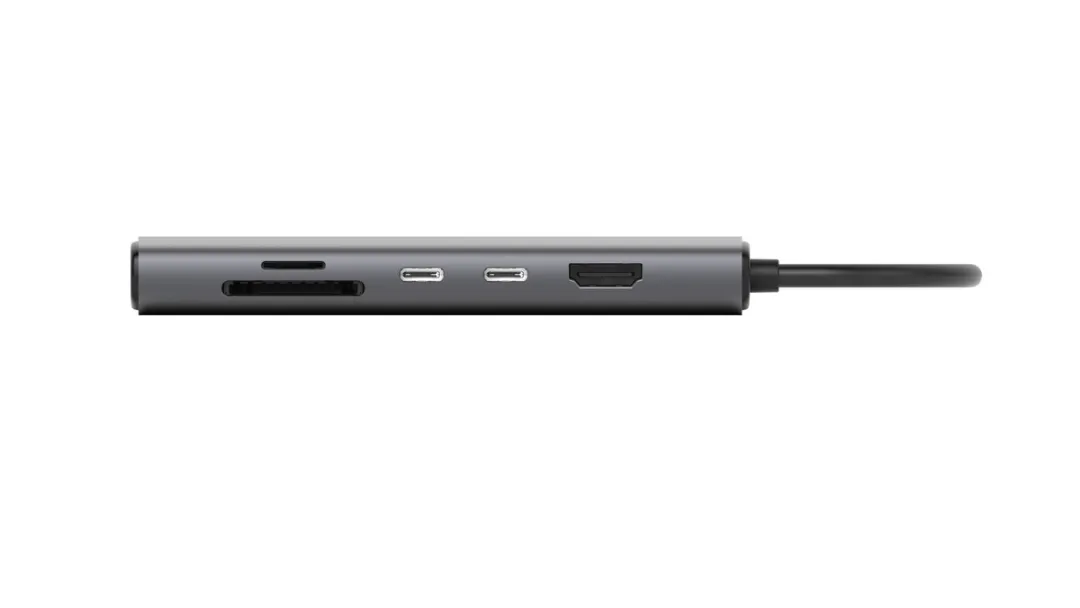Sitecom CN-5601 5-in-1 USB-C Multiport Hub - HDMI & SD/MicroSD - 10Gbps - Zilver