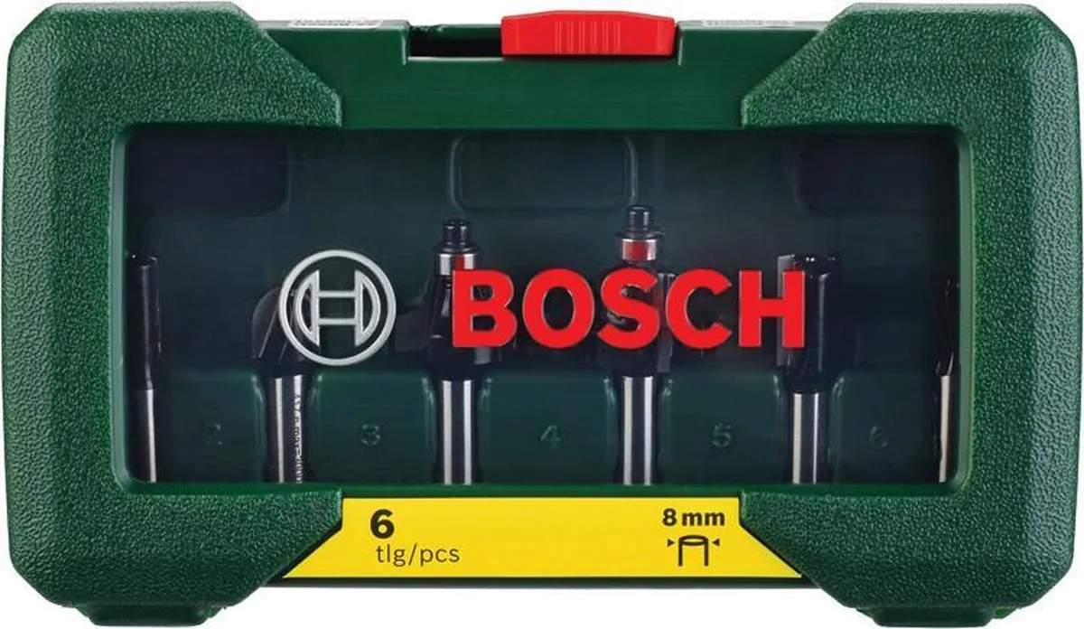 Bosch Wolfraamcarbide Frezen 6-delig