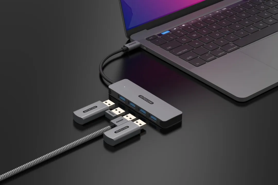 Sitecom CN-5009 USB-C Hub 4x USB-A 3.0 - 5Gbps
