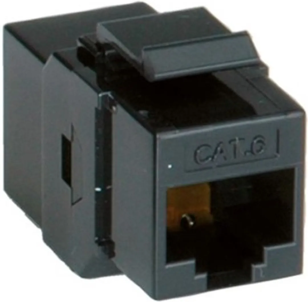 Roline RJ45 Keystone Koppelstuk Cat.6 - Zwart - afbeelding 6 van 6