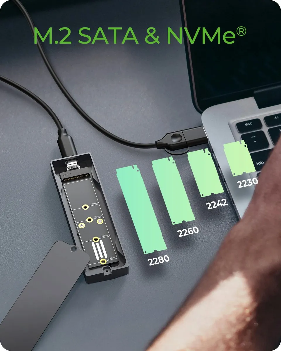 Icy Box IB-1826MCL-CU31 USB-C Hub - 18 Poorten - Grijs