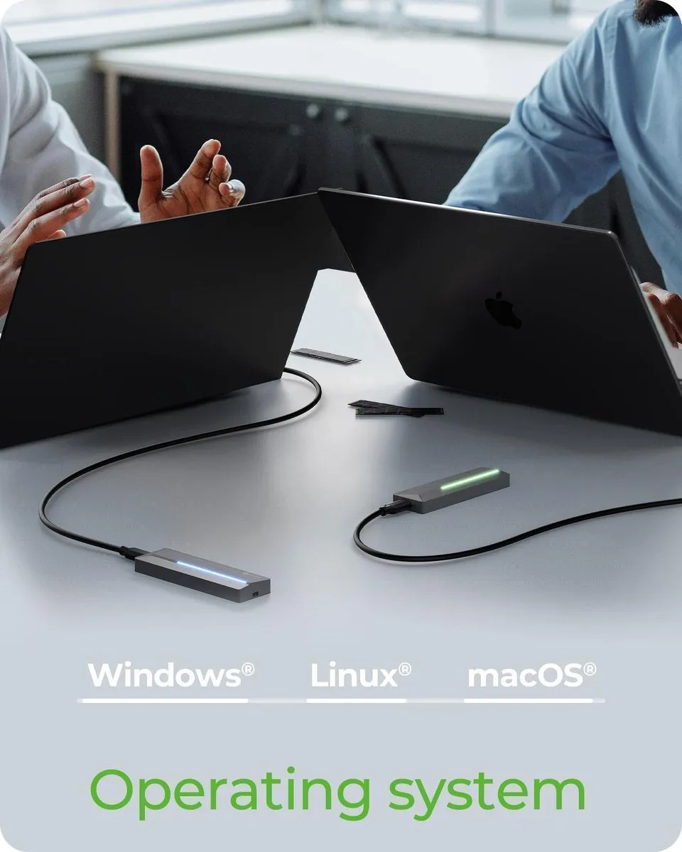 Icy Box IB-1826MCL-CU31 USB-C Hub - 18 Poorten - Grijs