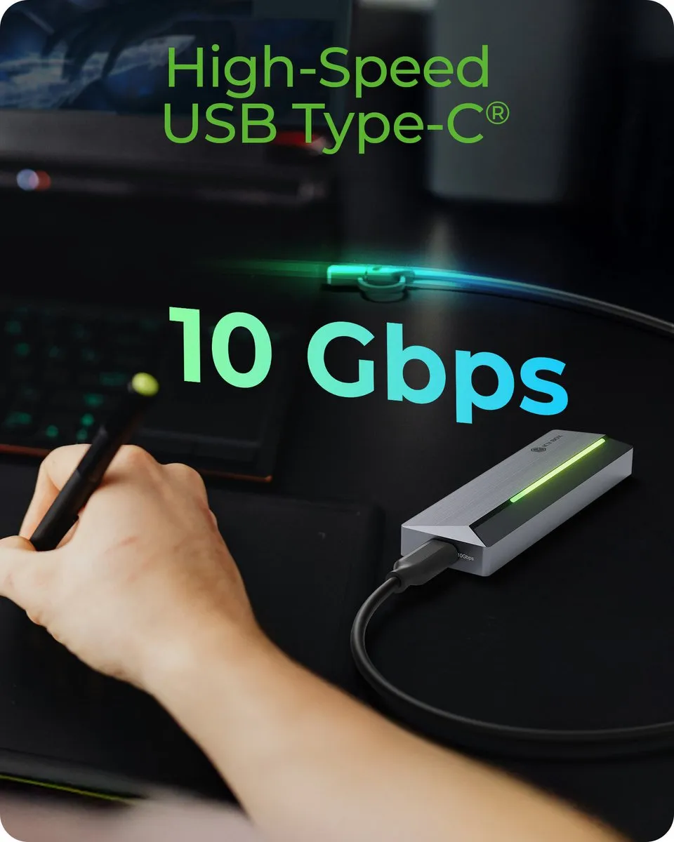 Icy Box IB-1826MCL-CU31 USB-C Hub - 18 Poorten - Grijs