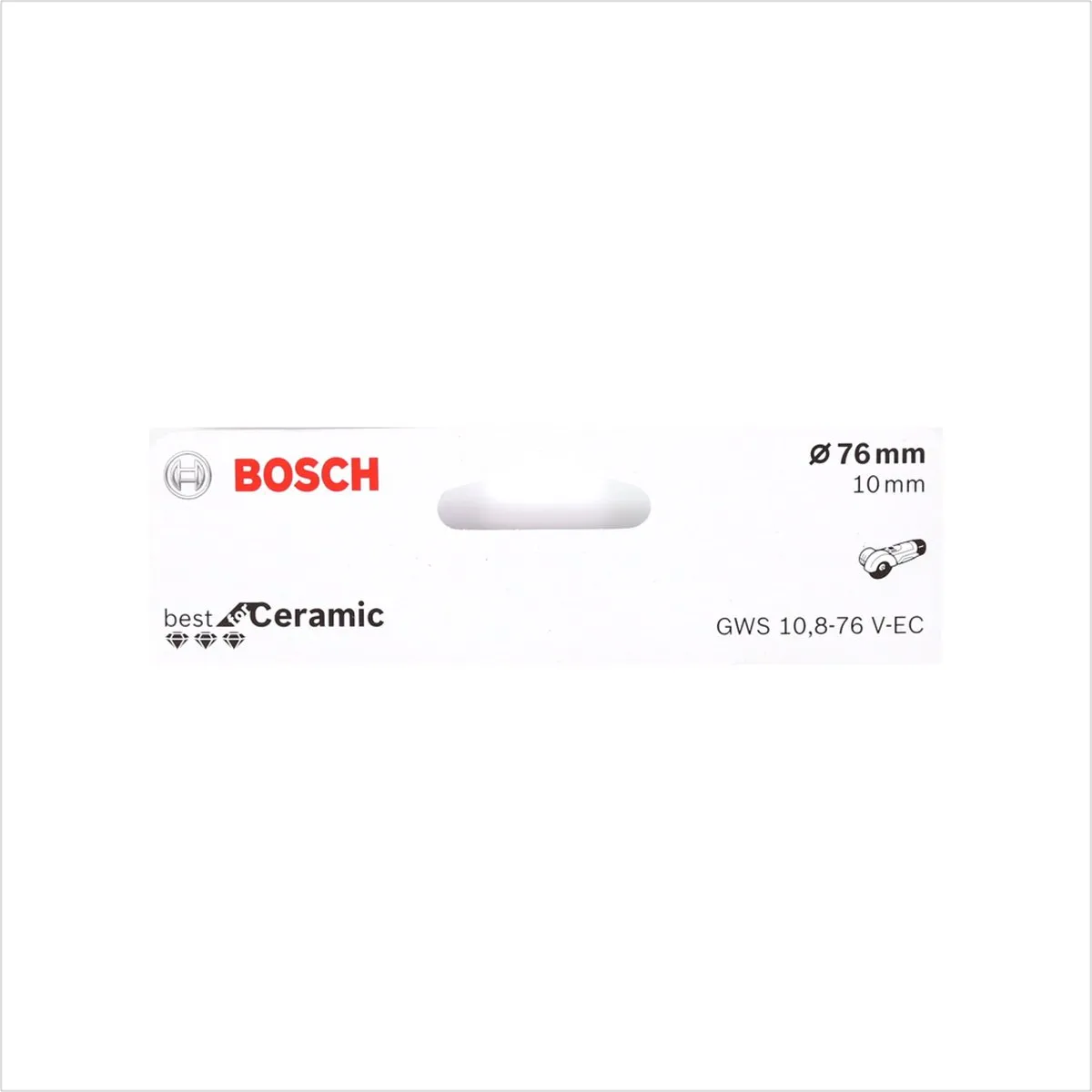 Bosch 1 Diamantschijf Best for Universal 76x1 - Steen - 10mm As