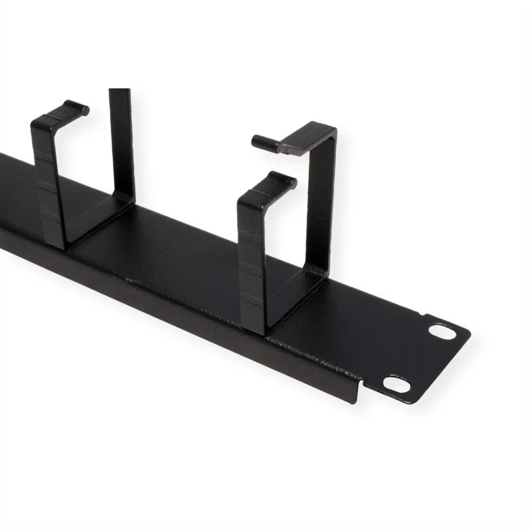 Roline 19-inch Rangeerpaneel 1U 44x60mm - Zwart - afbeelding 3 van 4