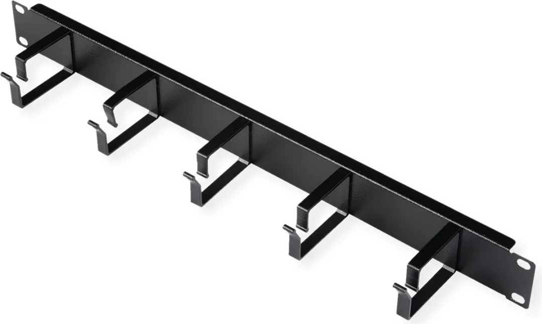 Roline 19-inch Rangeerpaneel 1U 44x60mm - Zwart - afbeelding 2 van 4