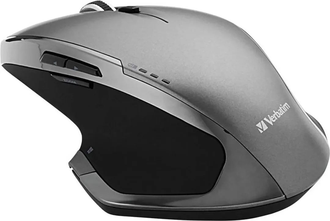 Verbatim 526591 Draadloze Muis - 8 Knoppen - Zwart/Grijs