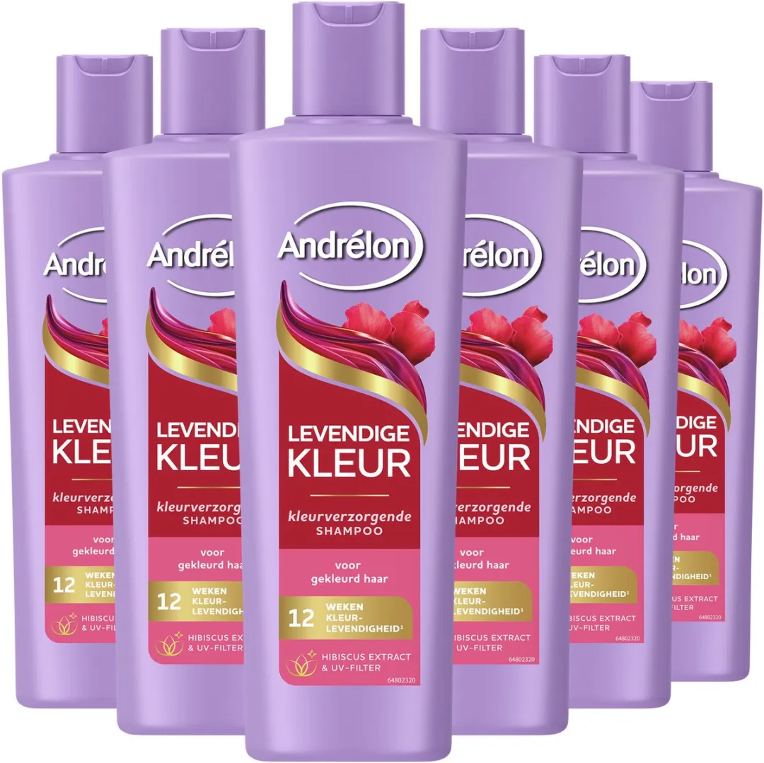 Andrélon Levendige Kleur Shampoo - 6x250ml