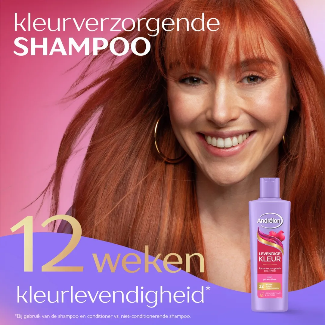 Andrélon Levendige Kleur Shampoo - 6x250ml