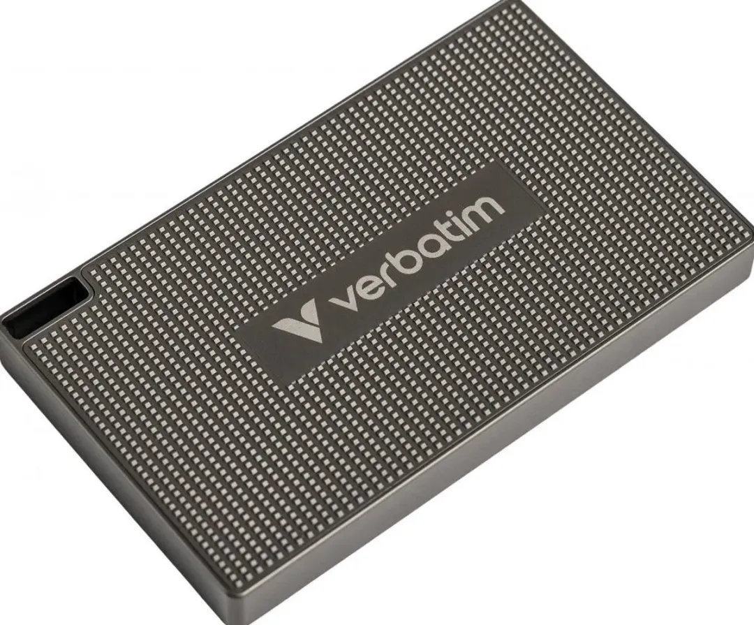 Verbatim Metal Mini 32031 SSD Extern 1TB - USB-C 3.2 - Zwart