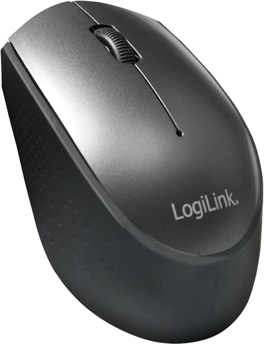 Logilink ID0160 Ambidextrous Draadloze Muis 1200 DPI - Zwart