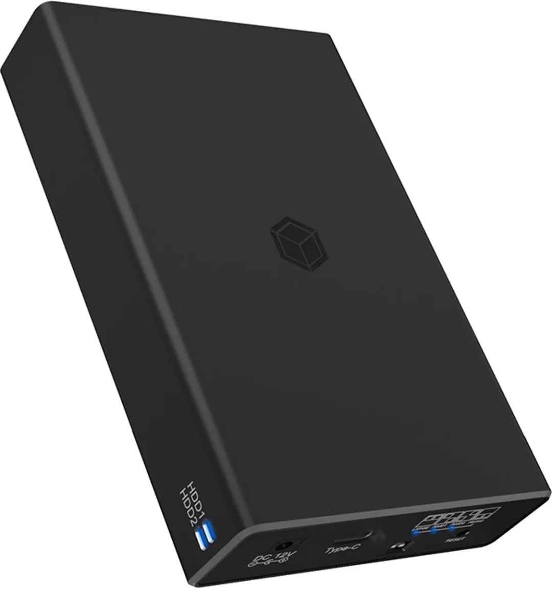 Icy Box 61028 2.5 inch HDD/SSD Behuizing - USB-C 3.2 Gen 2 - Zwart
