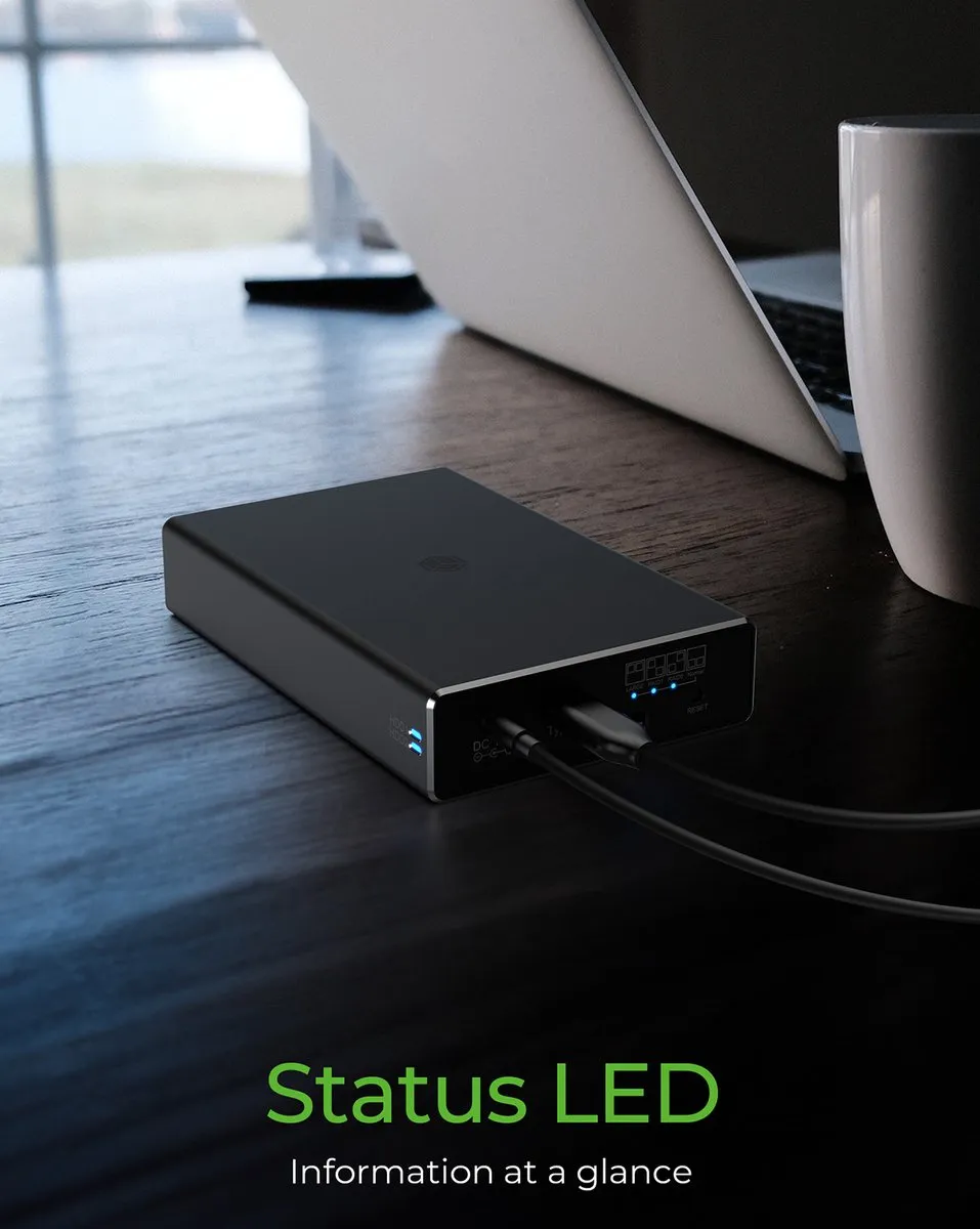 Icy Box 61028 2.5 inch HDD/SSD Behuizing - USB-C 3.2 Gen 2 - Zwart