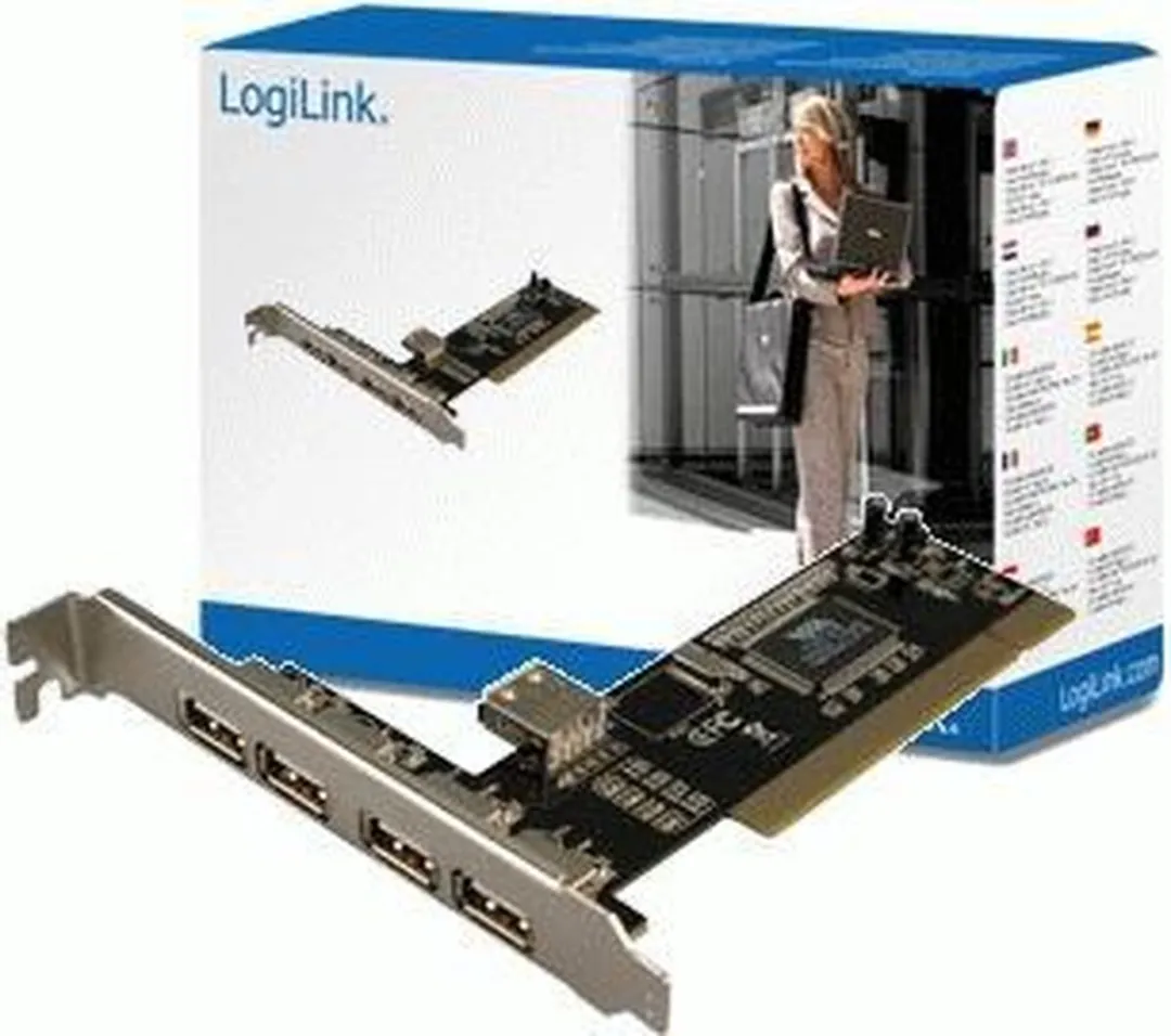 Logilink PC0028 USB 2.0 PCI-kaart - 4+1 Poorten