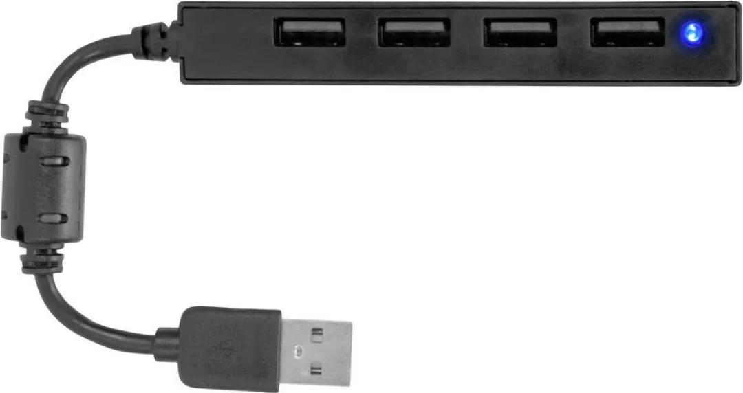 Speedlink Snappy Slim SL-140000-BK USB Hub 4x USB 2.0 - Zwart
