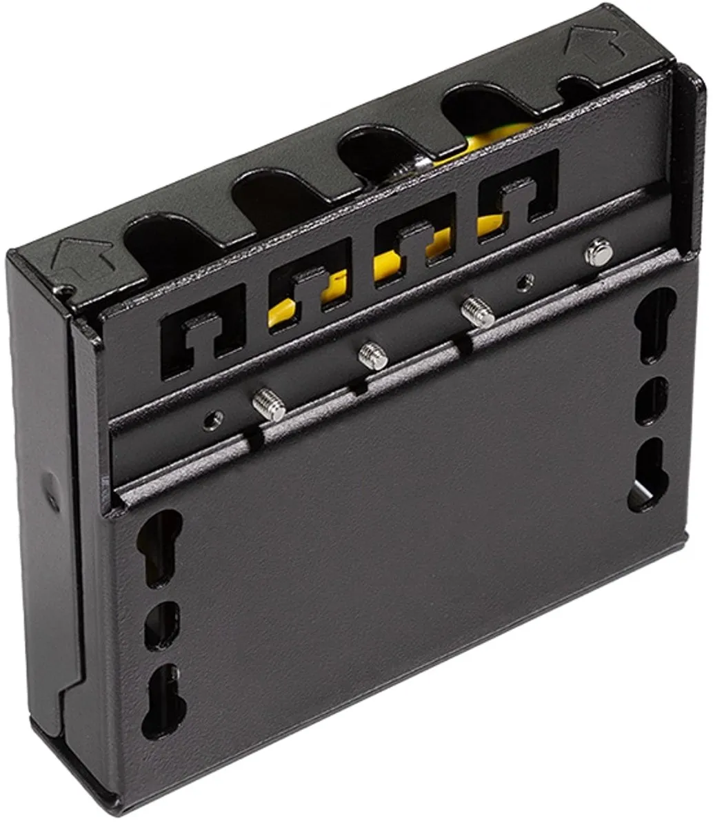 Logilink CAT.6A Mini Verdeler NP0088 - 4 Poorten - Zwart