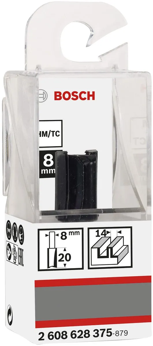 Bosch Vingerfrezen 8mm D1 14mm L20mm