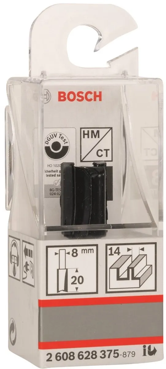 Bosch Vingerfrezen 8mm D1 14mm L20mm - afbeelding 6 van 6