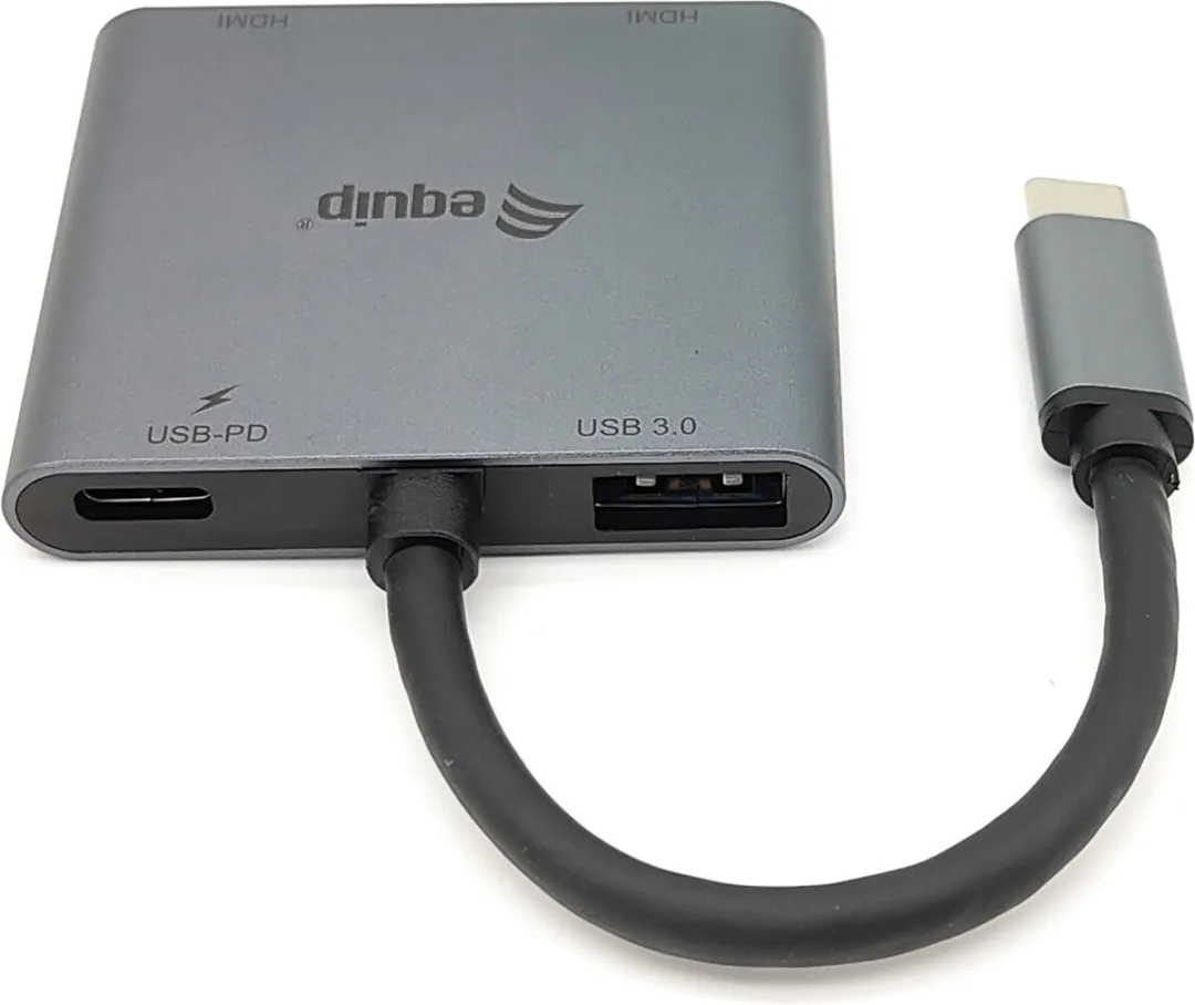 Equip 133484 USB-C Interface Hub - 5Gbps Zilver
