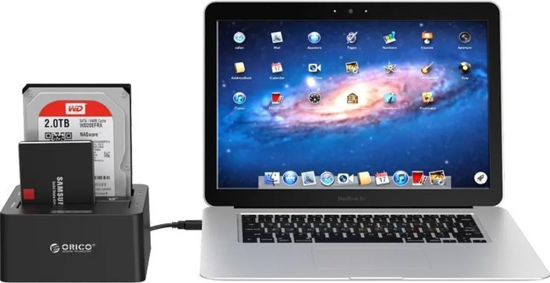ORICO ORI-6629US3-C Dual Bay HDD Docking Station - Zwart