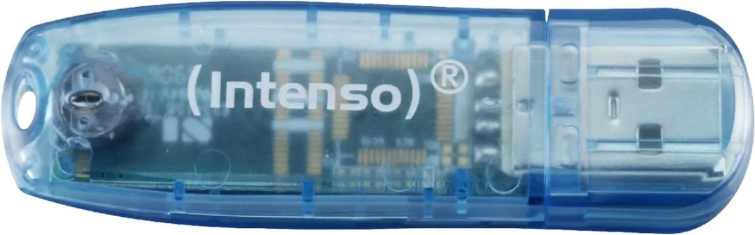 Intenso Rainbow Line USB-stick 4GB - Blauw