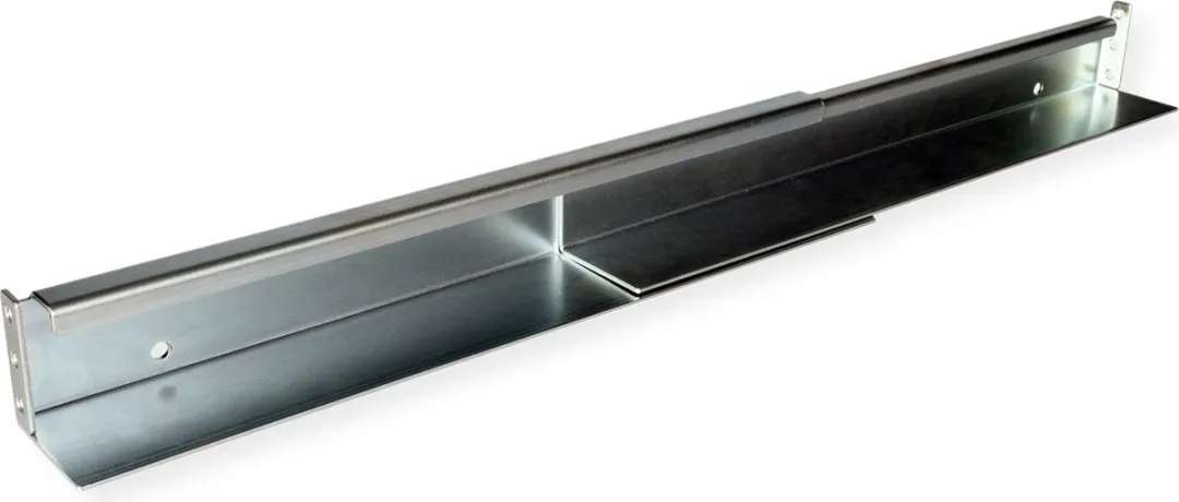 Roline Geleiderail Set Variabele Diepte 350-600mm - Zilver
