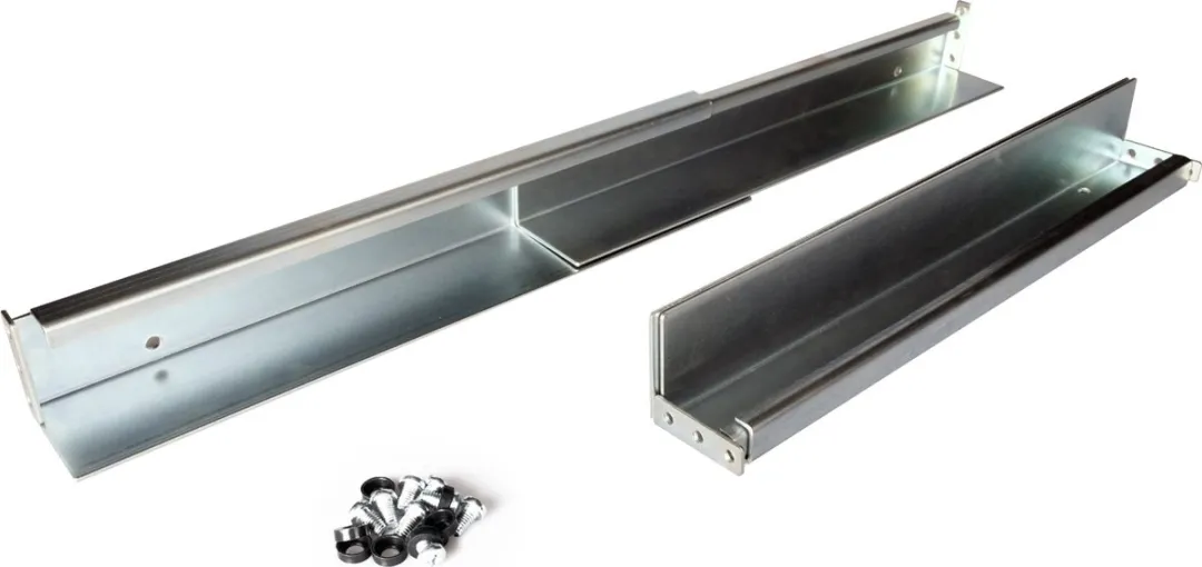 Roline Geleiderail Set Variabele Diepte 350-600mm - Zilver