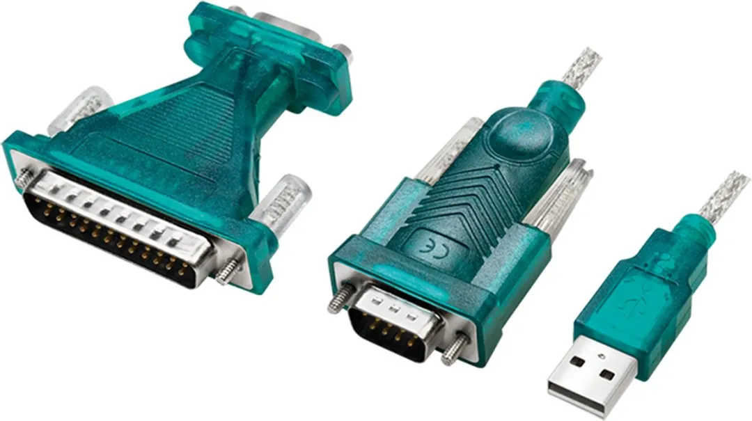 Logilink UA0042B Adapter Serieel USB-A naar D-sub 9/25-polig - 1.3m Groen