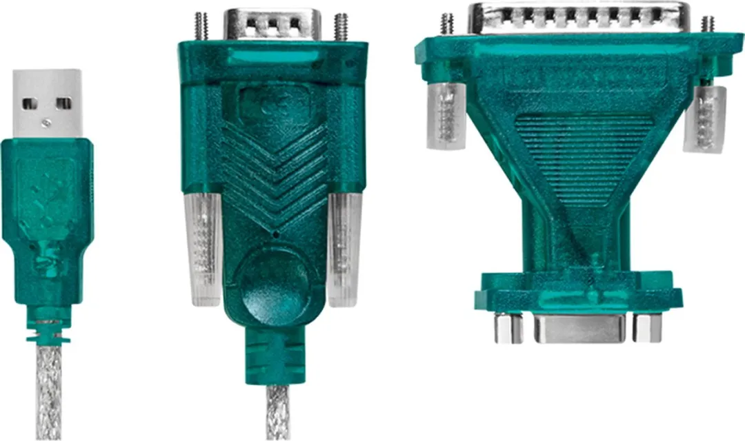 Logilink UA0042B Adapter Serieel USB-A naar D-sub 9/25-polig - 1.3m Groen