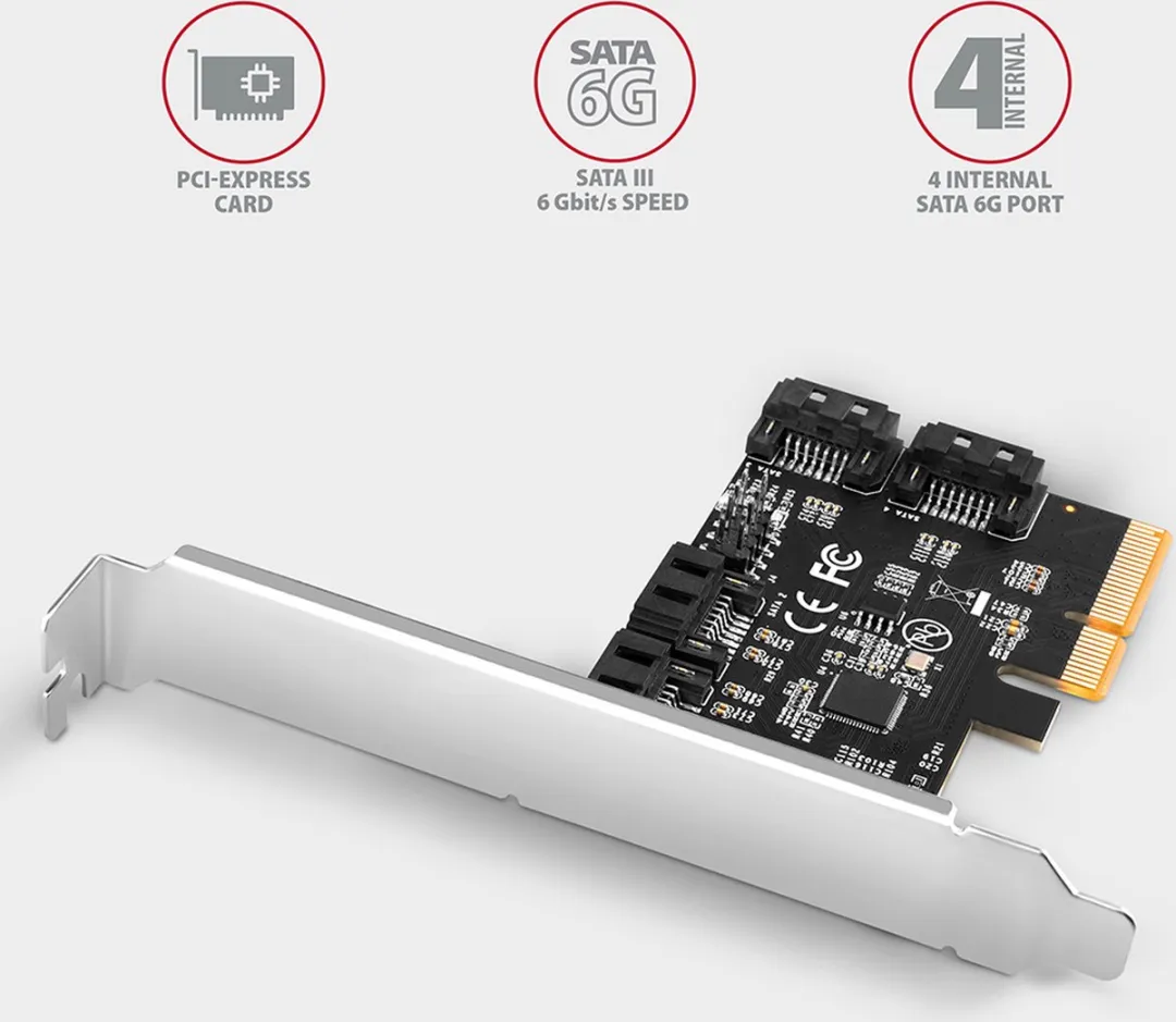 Axagon PCES-SA4X4 PCIe Controller Intern SATA 4x 6G