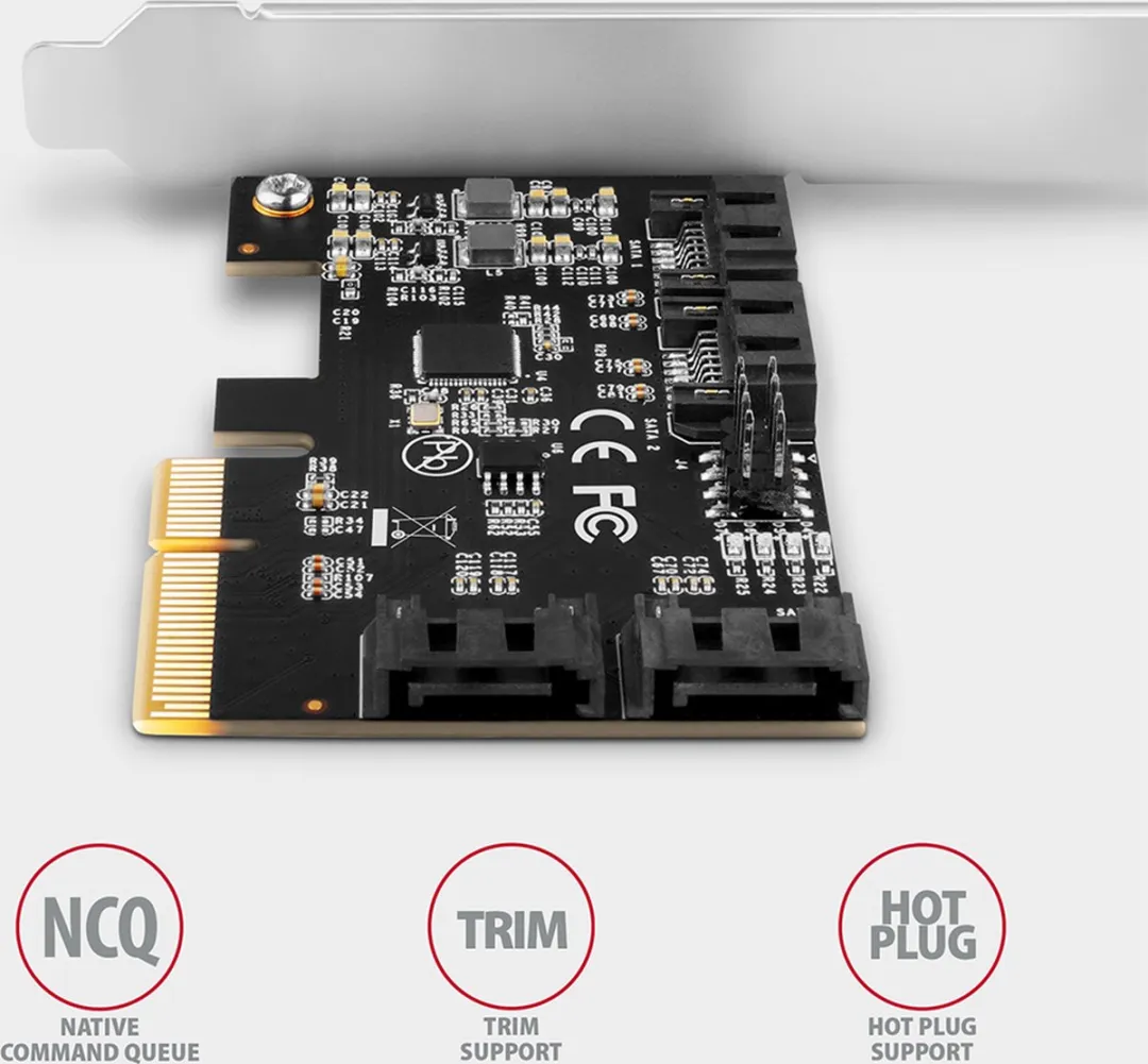 Axagon PCES-SA4X4 PCIe Controller Intern SATA 4x 6G