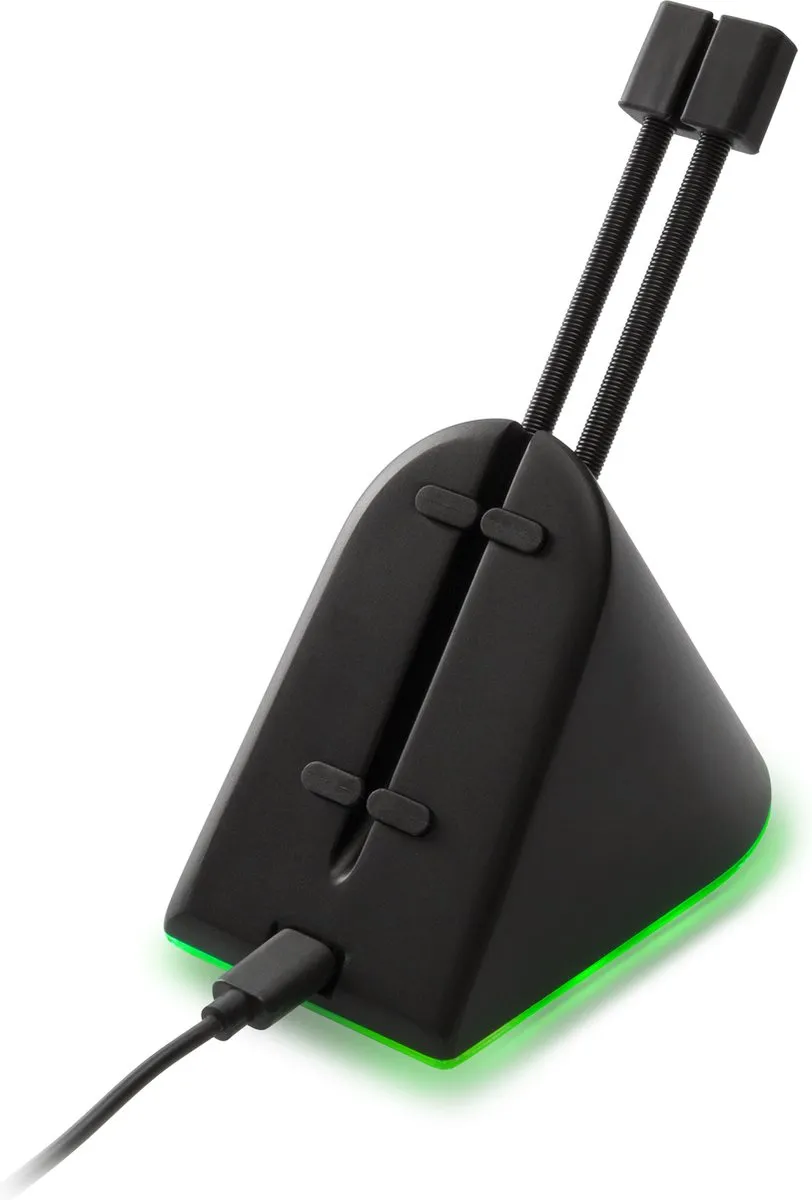 Deltaco GAM-044-RGB Muis Bungee - USB-C - RGB - Zwart - afbeelding 2 van 6
