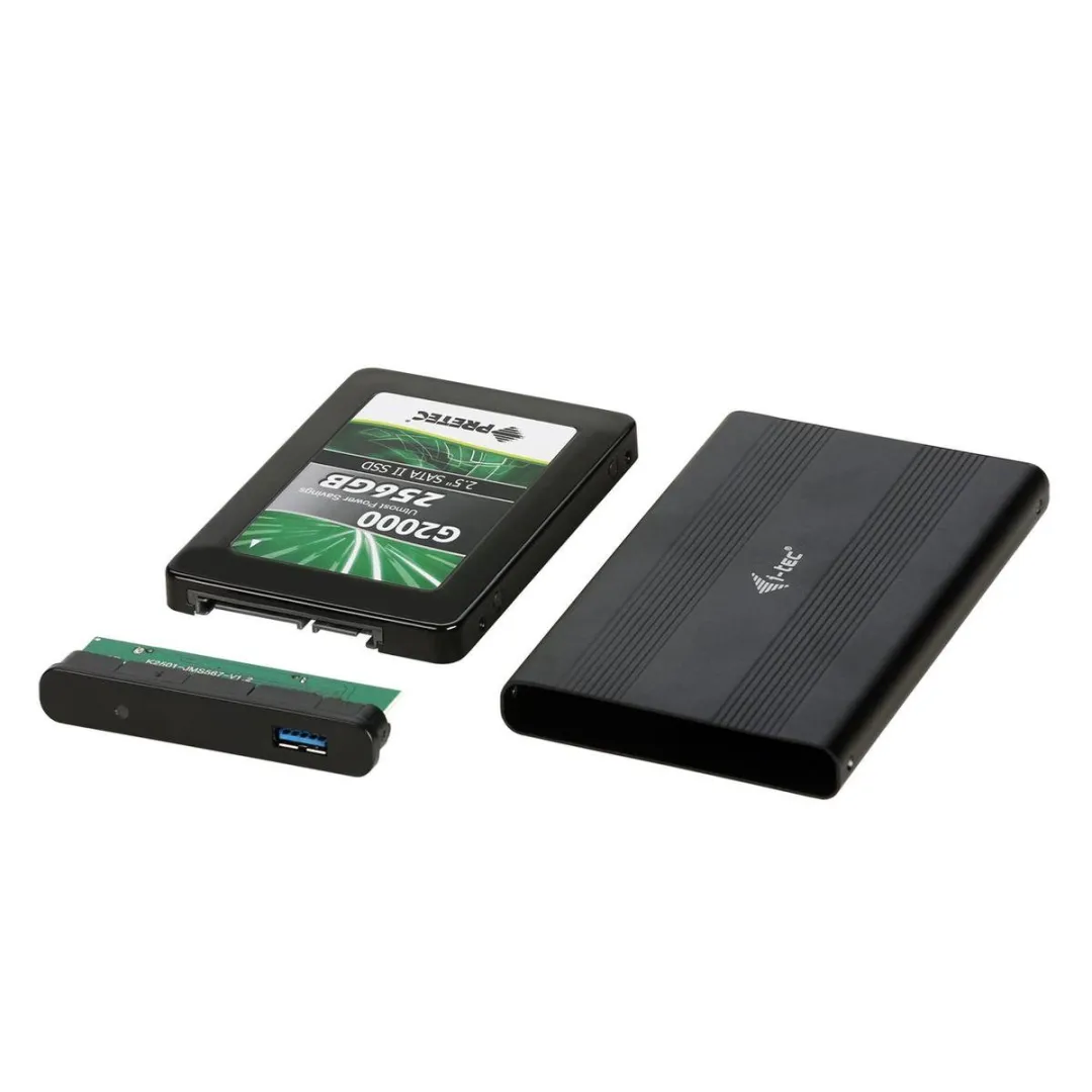 I-tec MYSAFEU312 Externe Behuizing - Zwart - afbeelding 6 van 6