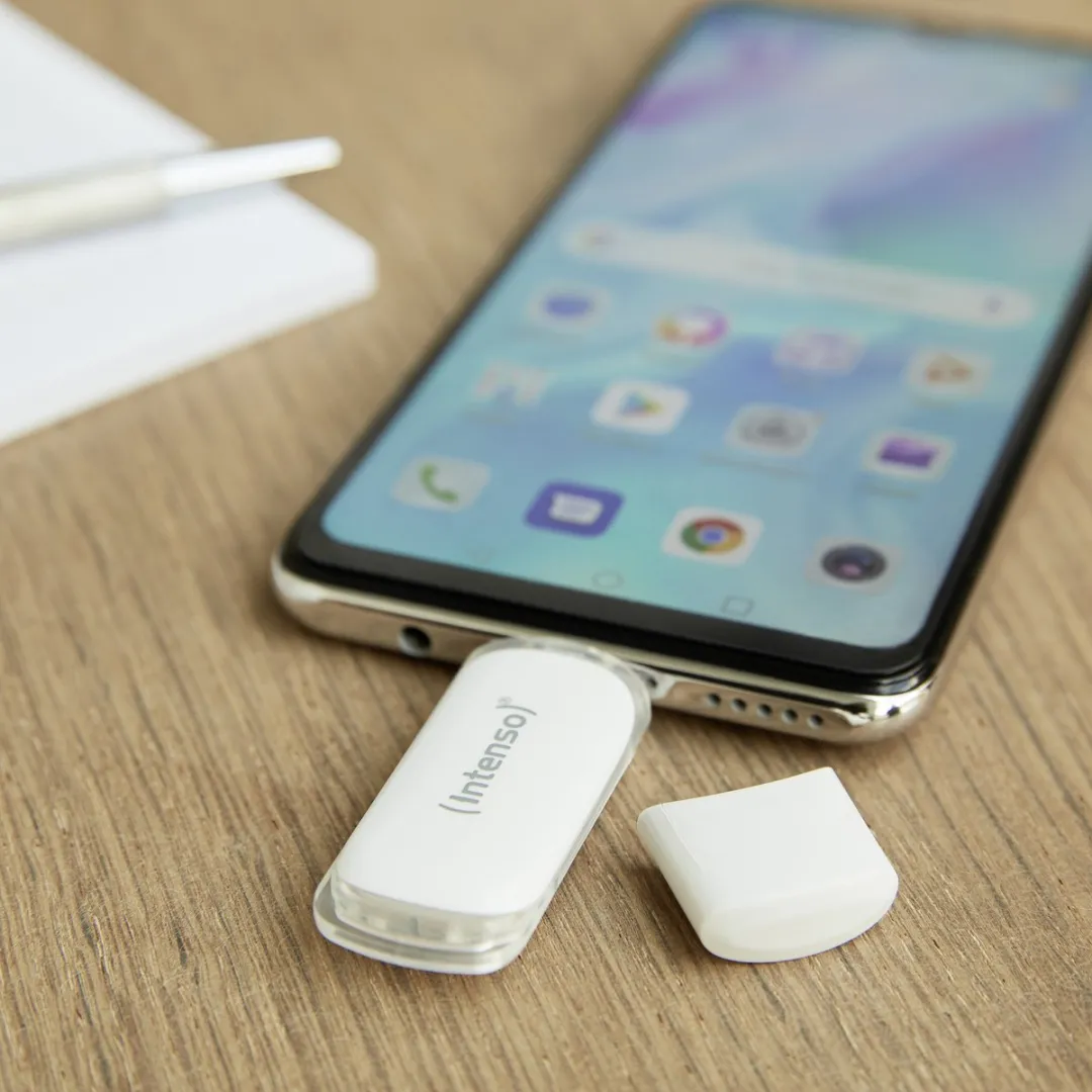 Intenso Flash Line USB-C 32GB - USB 3.2 Gen 1x1 - Wit