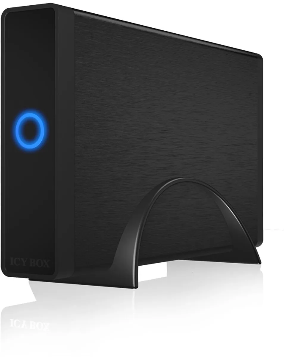 Icy Box IB-377U3 HDD-behuizing 3.5" - Zwart