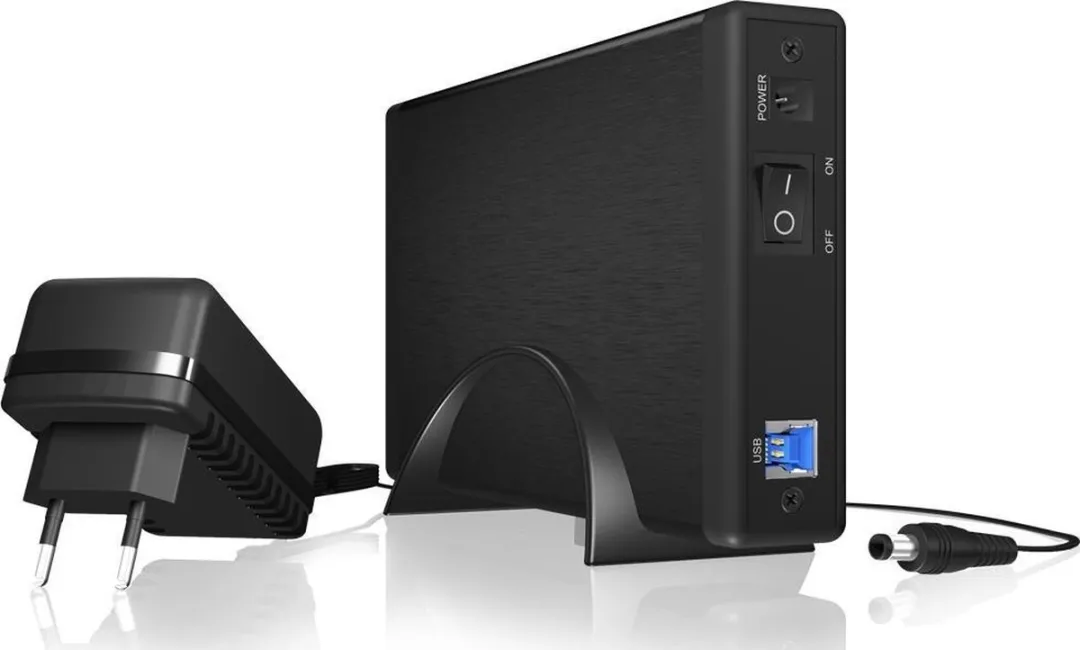Icy Box IB-377U3 HDD-behuizing 3.5" - Zwart