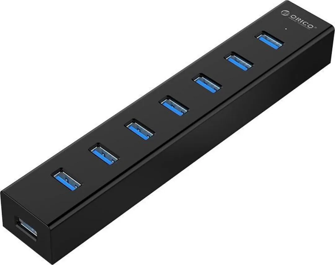 ORICO ORI-H7013-U3-V1-BK USB 3.0 Hub 7 Poorten