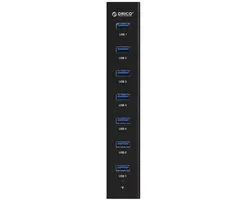 ORICO ORI-H7013-U3-V1-BK USB 3.0 Hub 7 Poorten - Mat Zwart