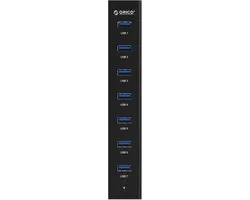 ORICO ORI-H7013-U3-V1-BK USB 3.0 Hub 7 Poorten - Mat Zwart